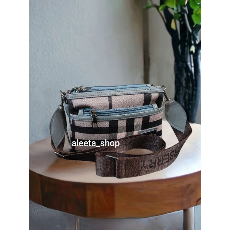 NIKITA - Tas mini 4 resleting burubeli / Slingbag / Shoulder Bag / tas hp / Tas tenteng dan tas sele