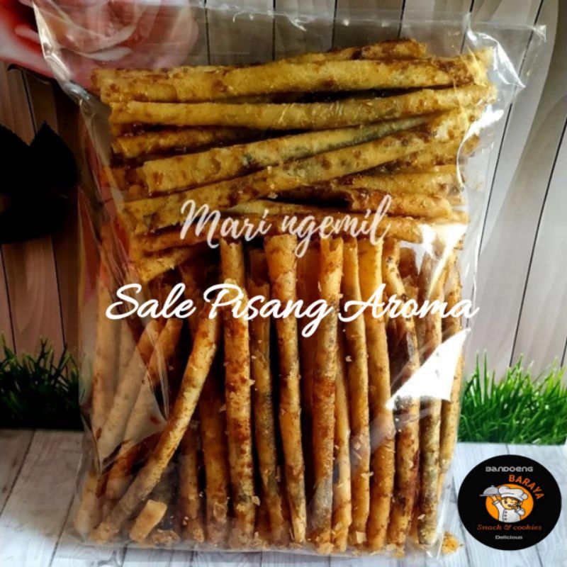 

Pisang Sale Aroma Gulung Karamel Crispy Manis Bandung Baraya Snack