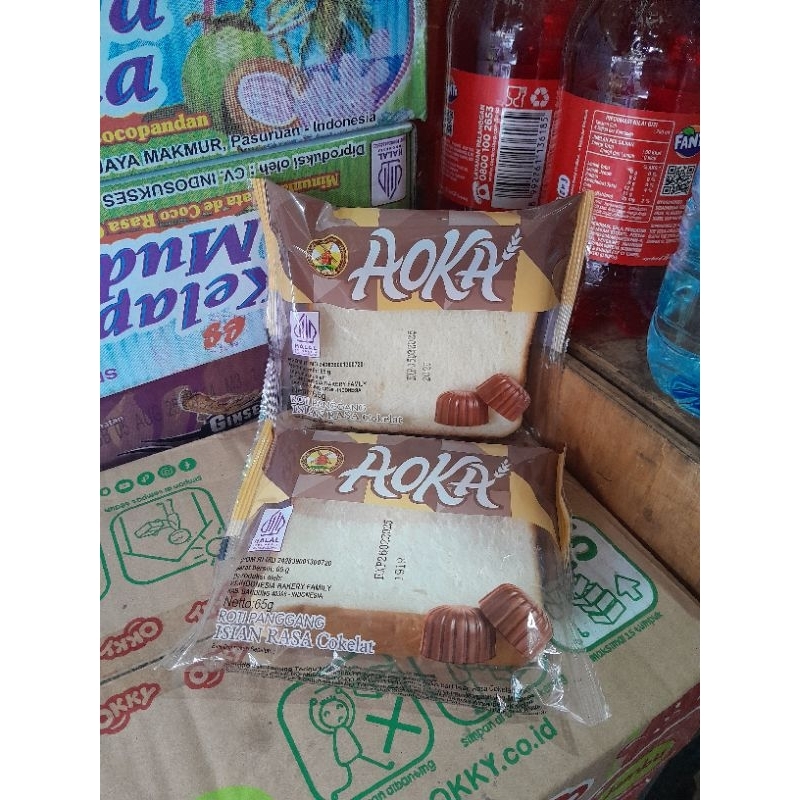 

rpti aoka coklat roti kelapa manis