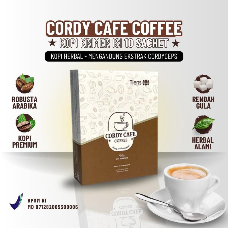 

Cordy Cafe Coffe - Kopi Stamina Pria dan Wanita - Cordyseps Kopi - Tiens Coffe Original Termurah