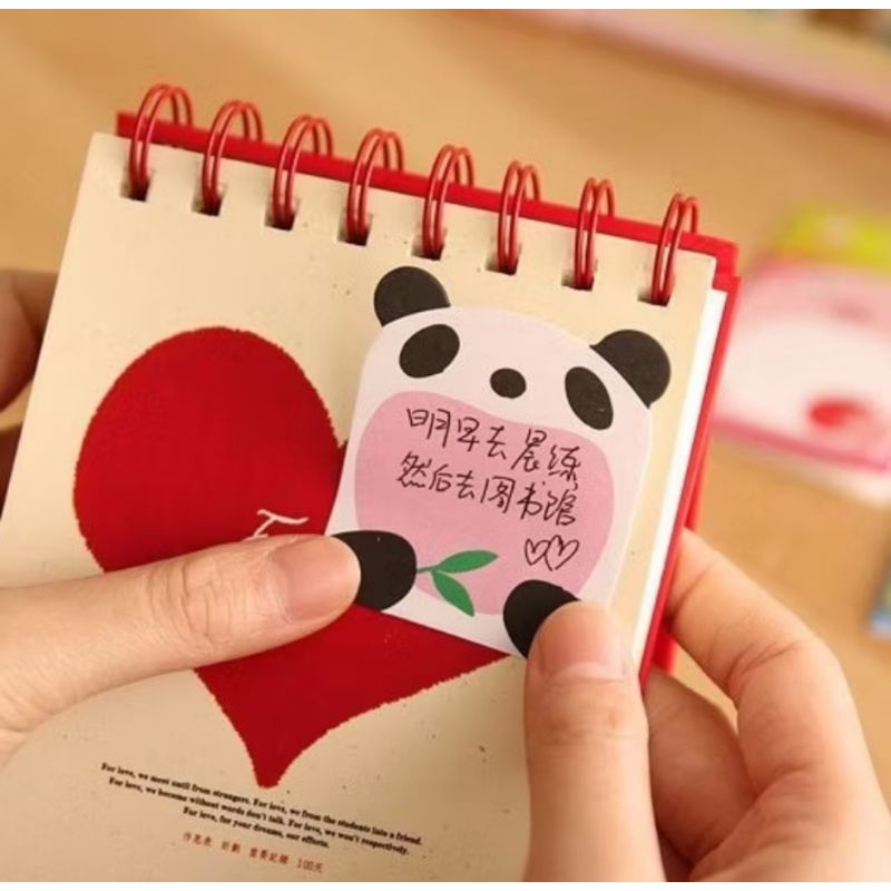

Sticky Notes Karakter Mix/Kertas Tempel Gambar Kalender Notes Kertas