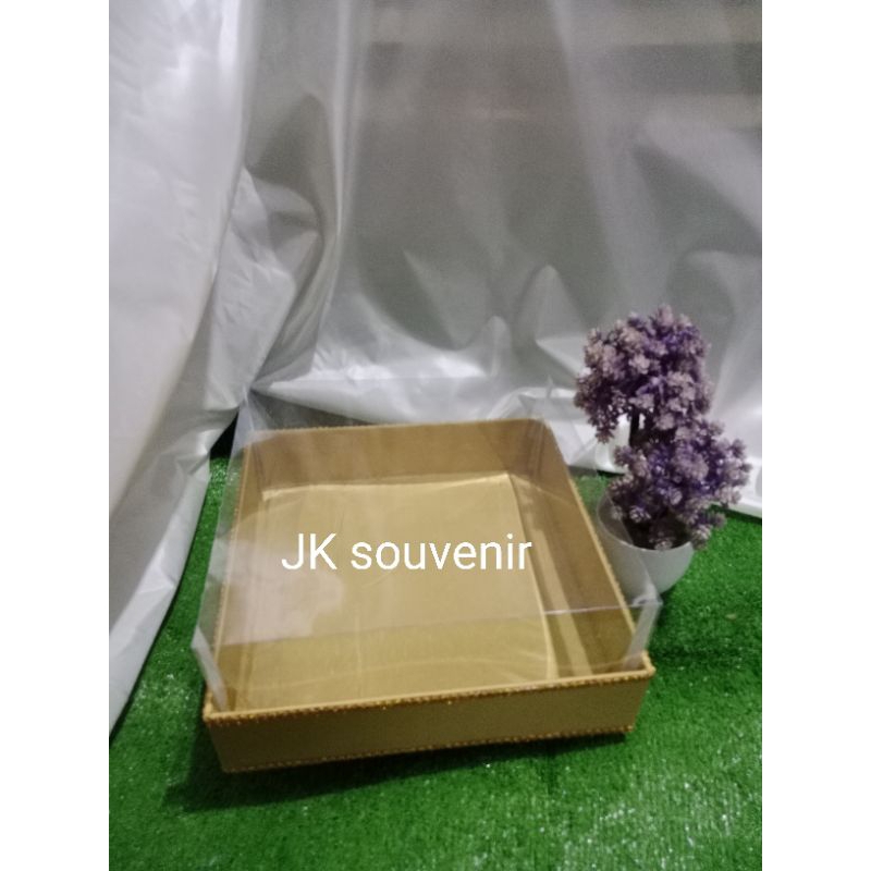 kotak hantaran seserahan kue tutup mika polos