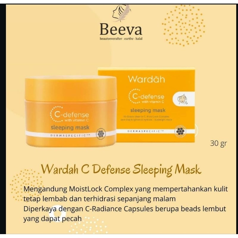 Wardah C Defense Sleeping Mask