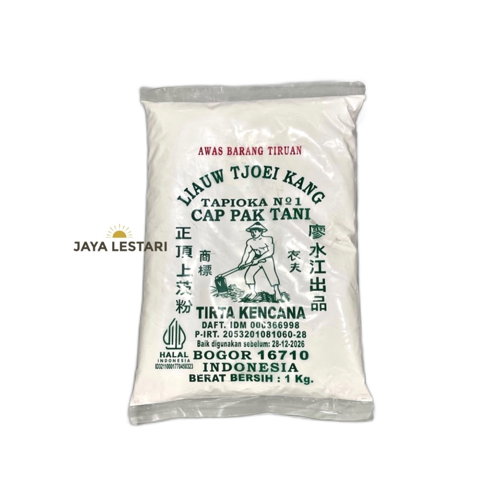 

Liauw Tjoei Kang Tapioka Cap Pak Tani Tirta Kencana (1kg)