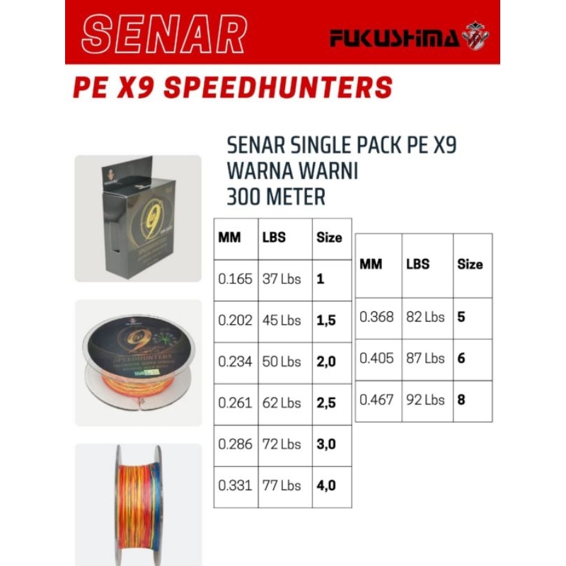 Nilon PE X9 fukusima
