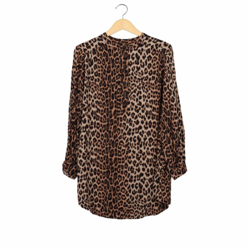 H&M Leopard Blouse Tunic