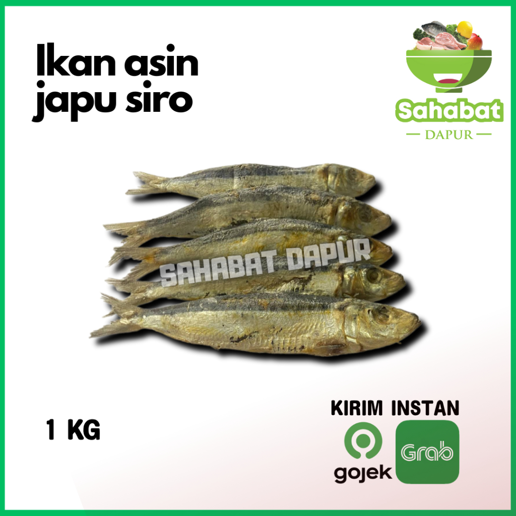 

Ikan Asin Japu Siro 1kg / Ikan Tembang - Sahabatdapur