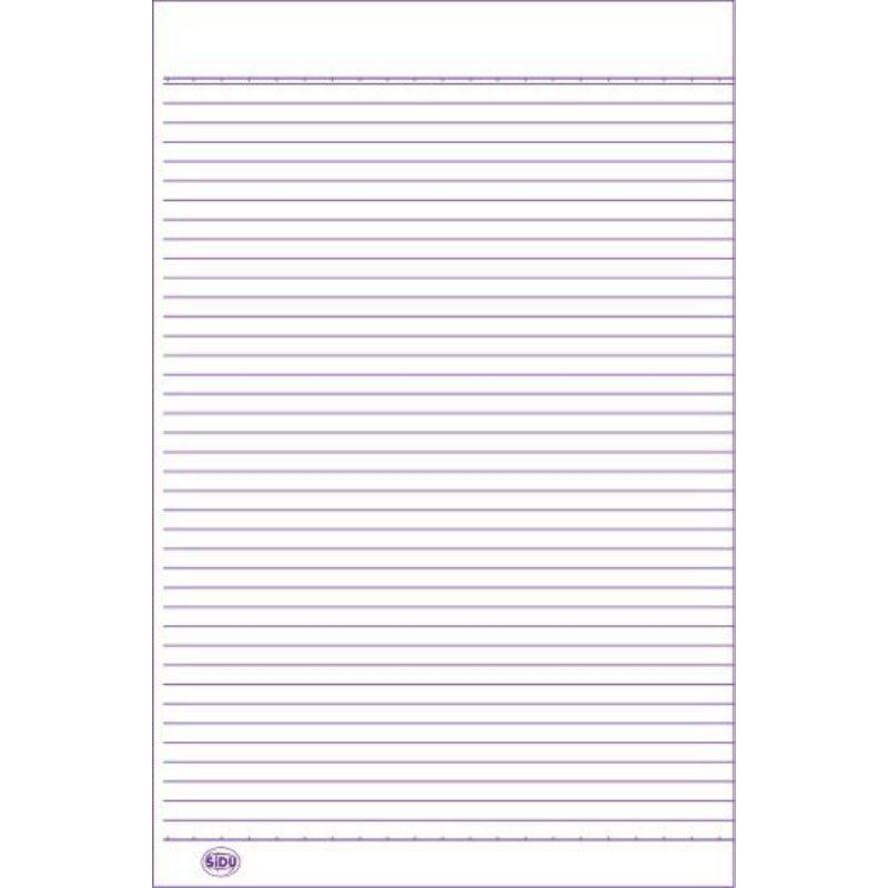 

Double Folio Bergaris Sidu / 40 Lembar