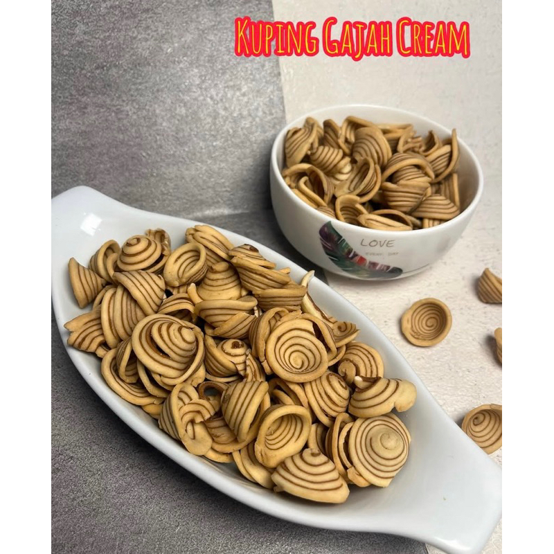 

Kuping Gajah Cream 500 gr (1/2 kg)