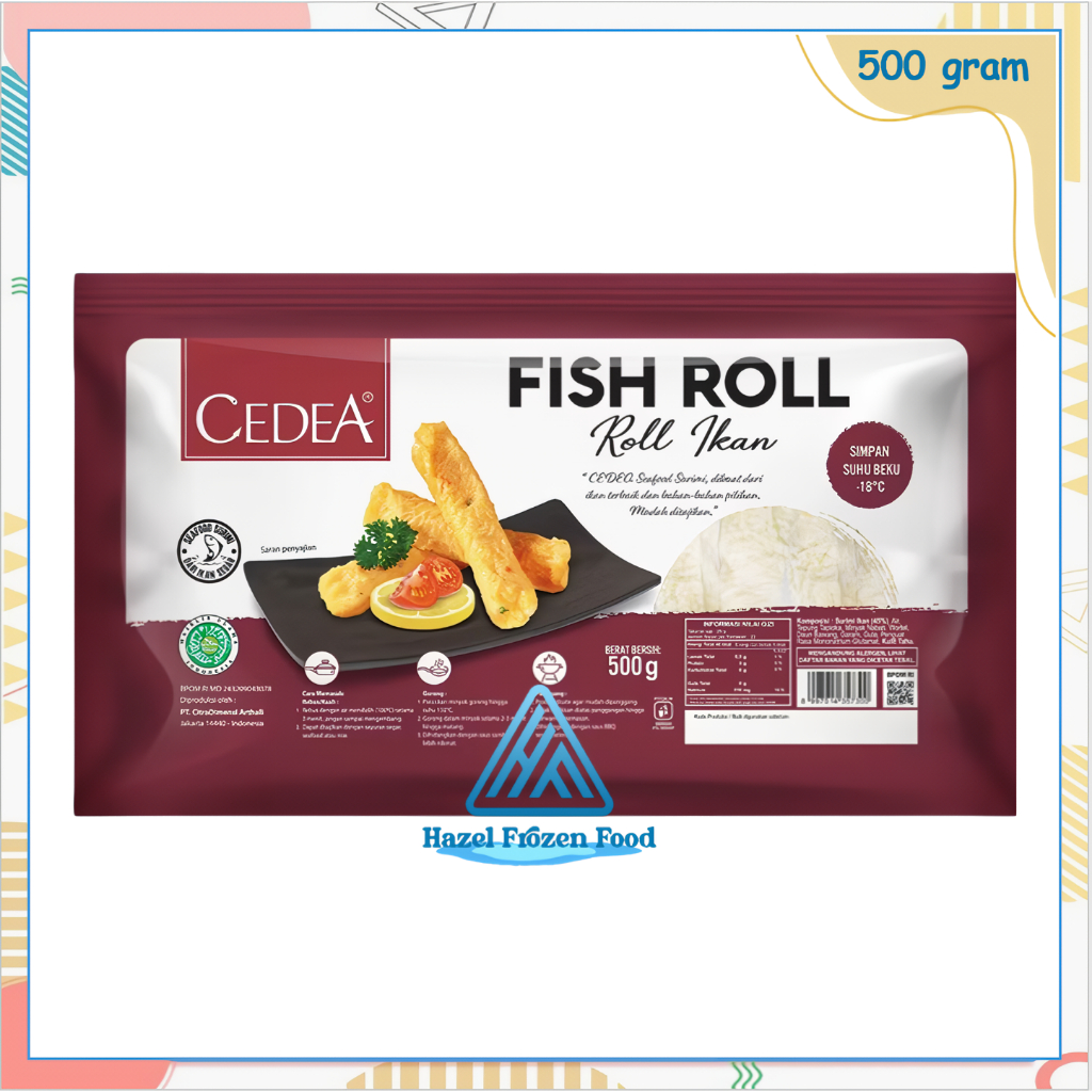 

Cedea Fish Roll 500 g Frozen Food Karawang