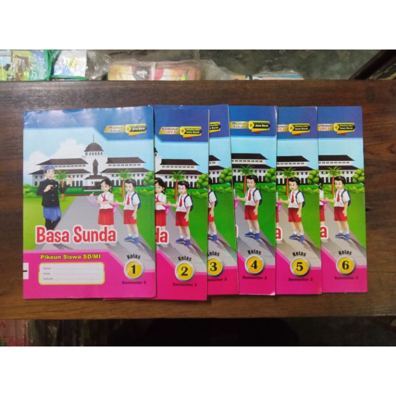 Lks/Modul Bahasa Sunda Kelas 1,2,3,4,5,6  sd semester 2
