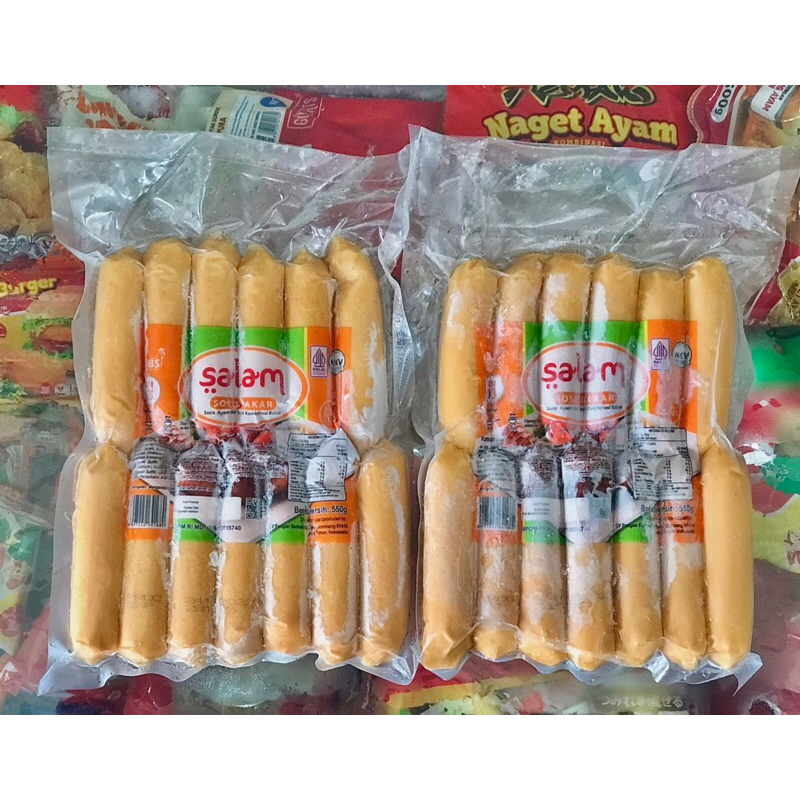 

Salam Sosis Bakar 500gr - Sosis Bakar Sapi Ayam Frozen Food Olahan Makanan Beku