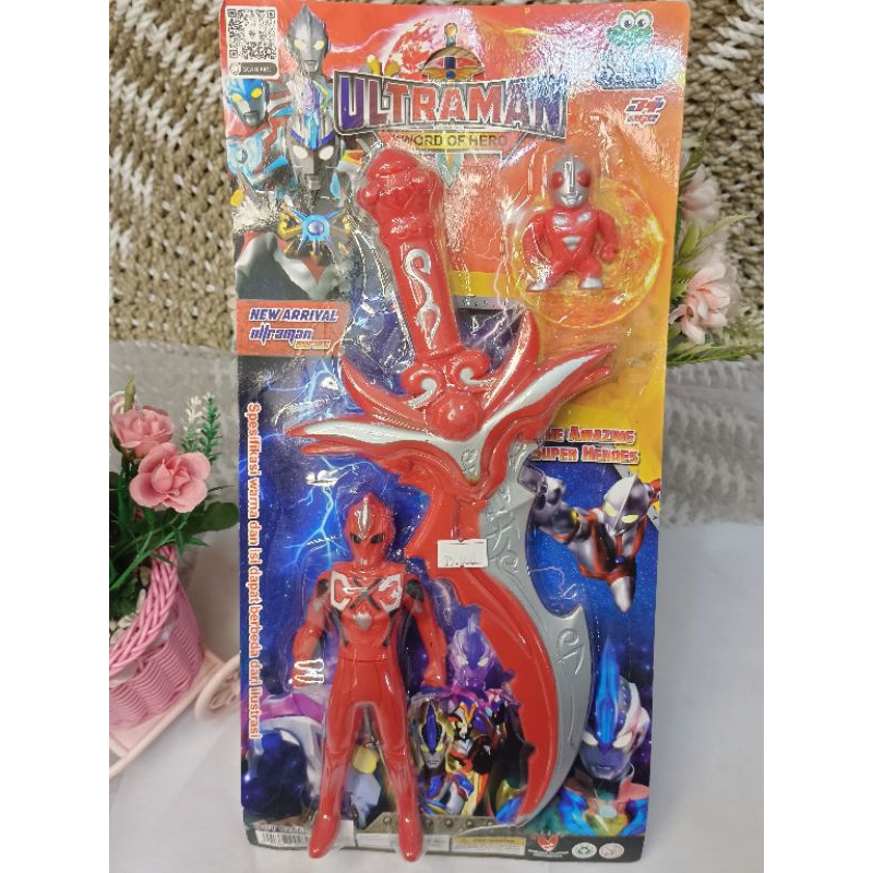 mainan ultramen/mainan ultramen set pedang