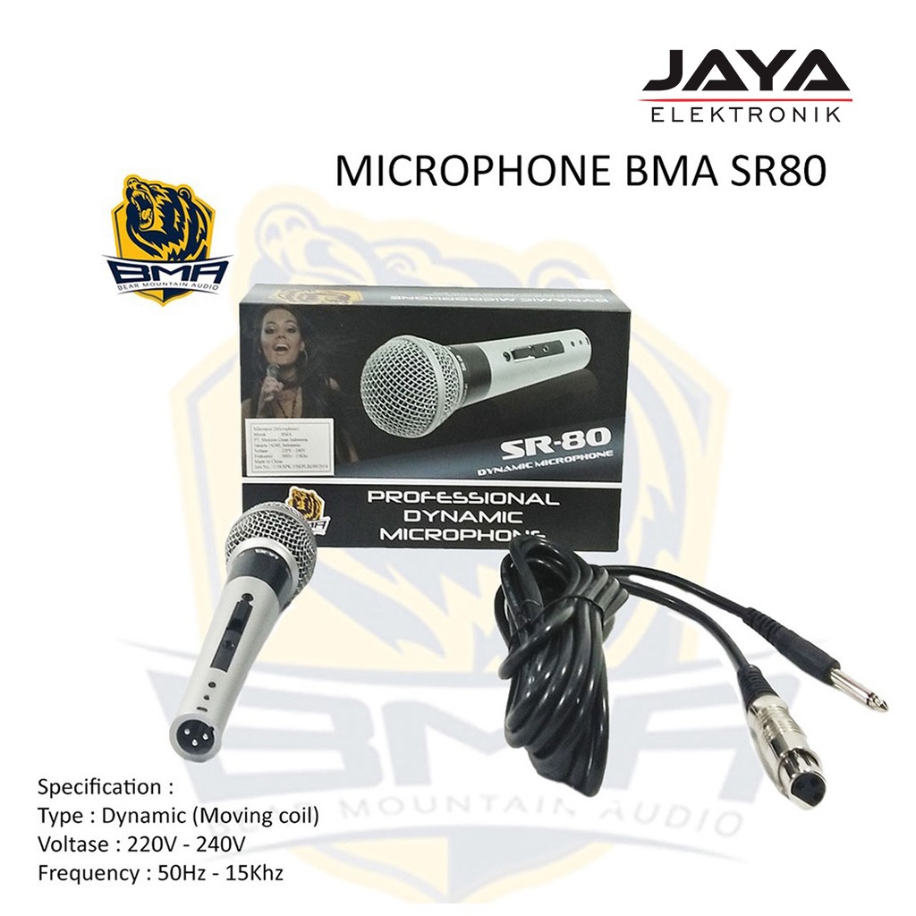 MICROPONE BMA SR 80/MIC BMA SR 80 ORIGINAL/MIC KABEL BMA SR 80