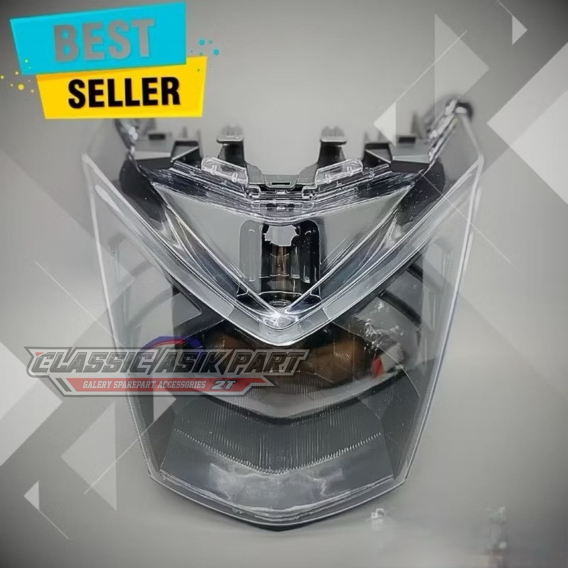 REFLEKTOR LAMPU DEPAN BEAT FI UNTUK CUSTOM BILED