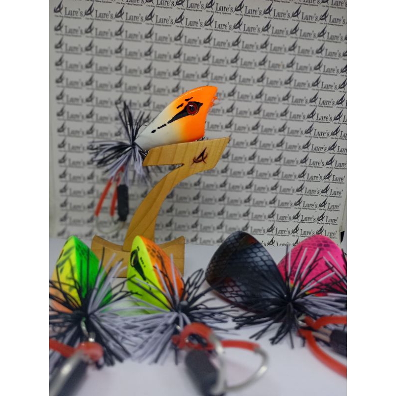 Jump frog Triangle 5cm Umpan Gabus Toman