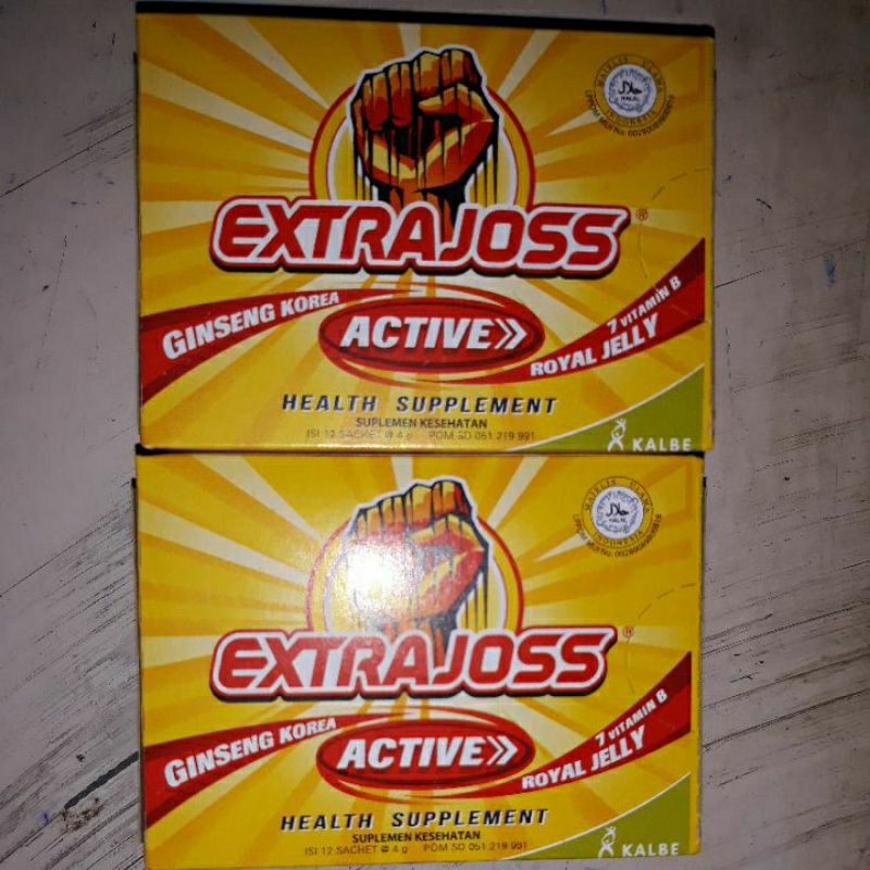 

Extrajoss Active Royal Jelly Ginseng Korea 1pak (12 biji)