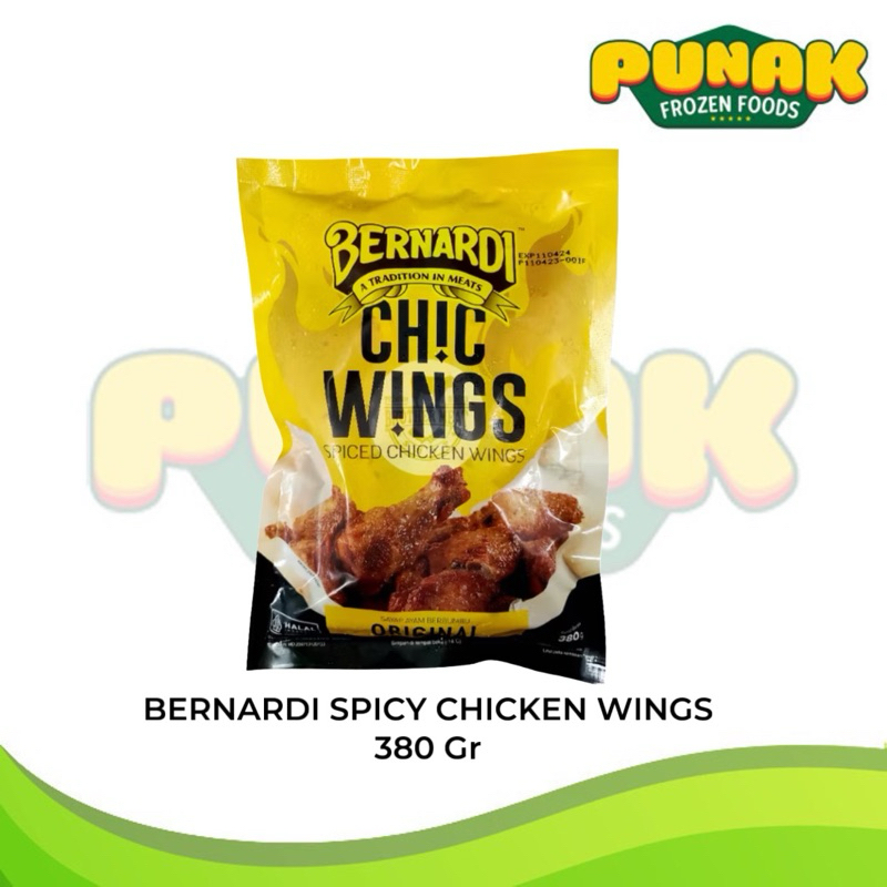 

BERNARDI SPICY CHICKEN WINGS SAYAP AYAM PEDAS 380G