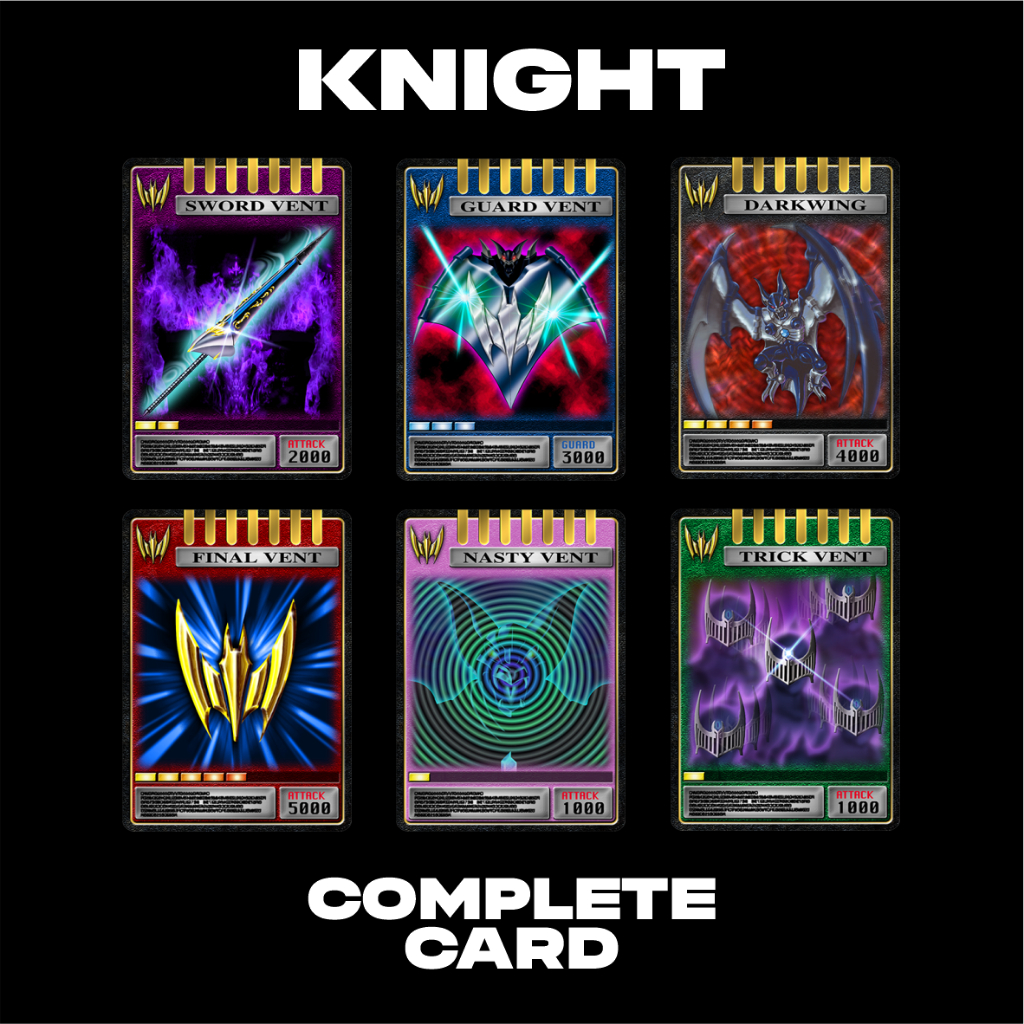 RECAST NON ORIGINAL ADVENT CARD KAMEN RIDER RYUKI