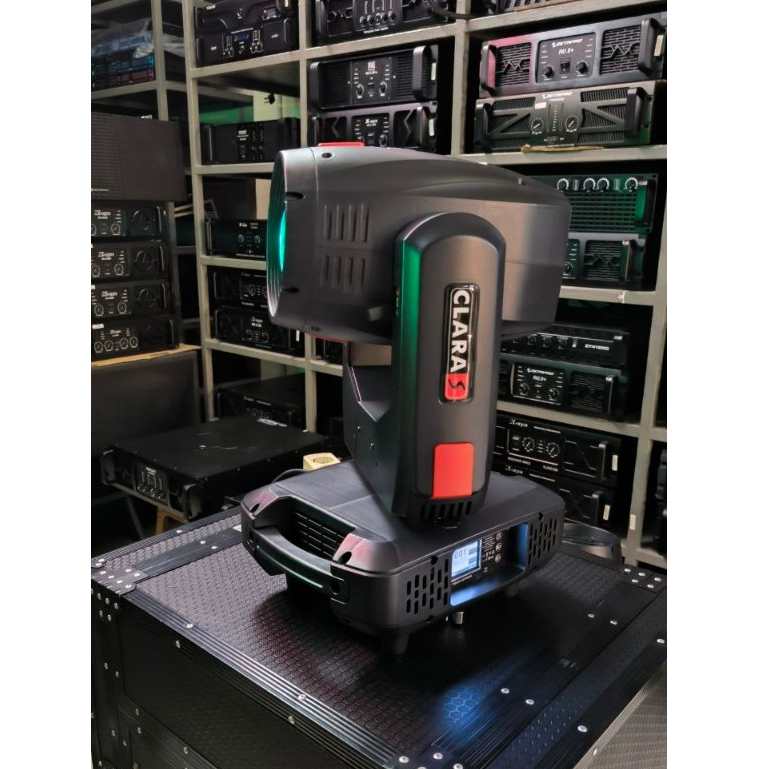 BEAM CLARA S 14R Lampu Beam moving Rdw TRF clara S + Hardcase ORIGINAL - 2 in 1 - box isi 2