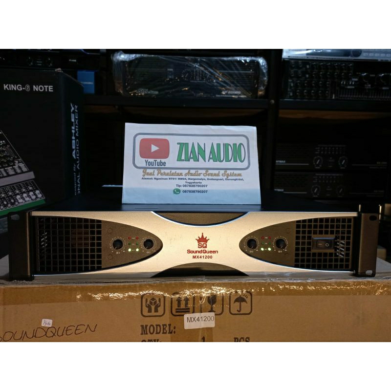 POWER SOUNDQUEEN MX41200 Original 4x1200watt class H