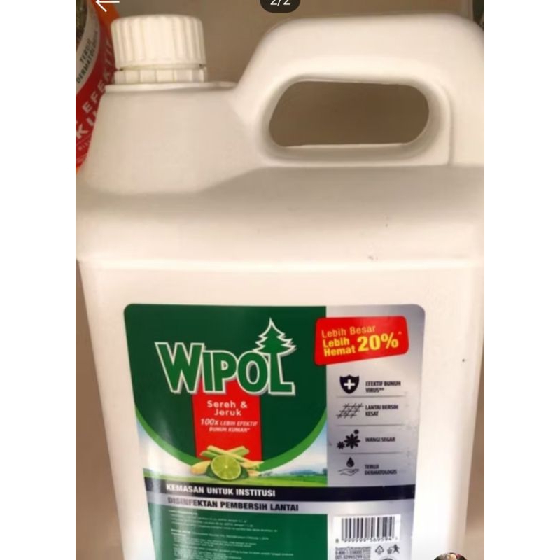 BIG SALE WIPOL KARBOL Profesional Pembersih Lantai 5 Liter