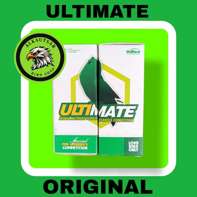 ULTIMATE HERBAL NUTRIENT FOR LOVEBIRD ULTIMATE ORBIRD VITAMIN BURUNG MENINGKATKAN STAMINA MENTAL POW