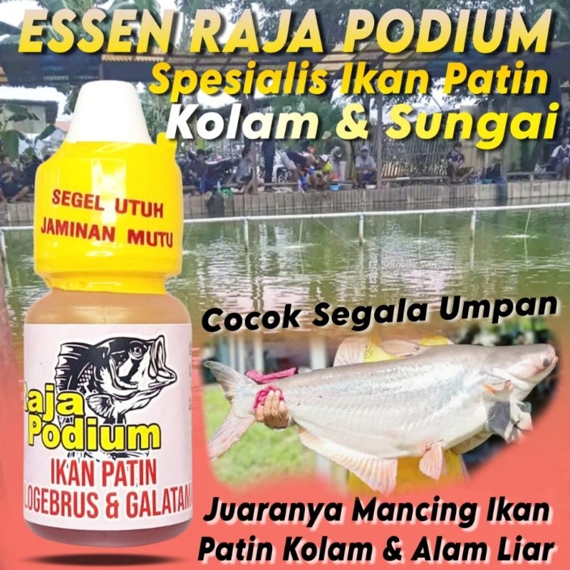 Raja Podium Ikkan Patin Ikan Mancing Juraranya Cocok Segala Umpan Raja Podium Ikan Patin 15ml Kolam 