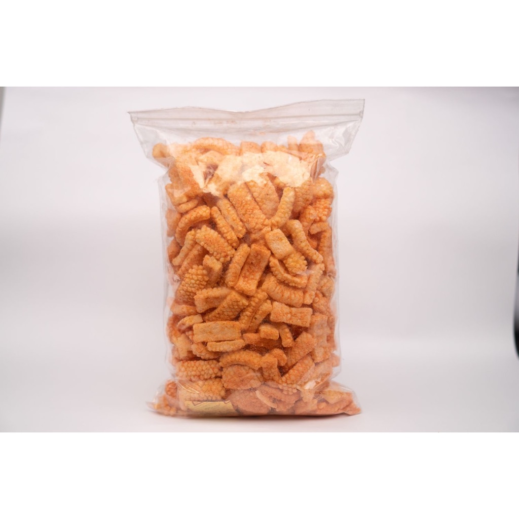 

Camilan Snack Kerupuk Cumi Pedas Gurih Kriuk 250gr Enak Nagih