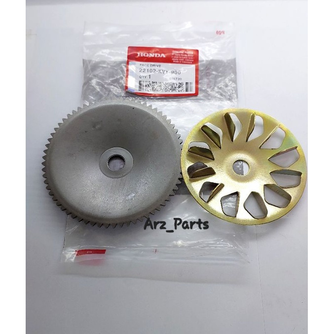 Gear Stater Kipas Pully Depan Beat Scoopy Spacy Karbu KVY