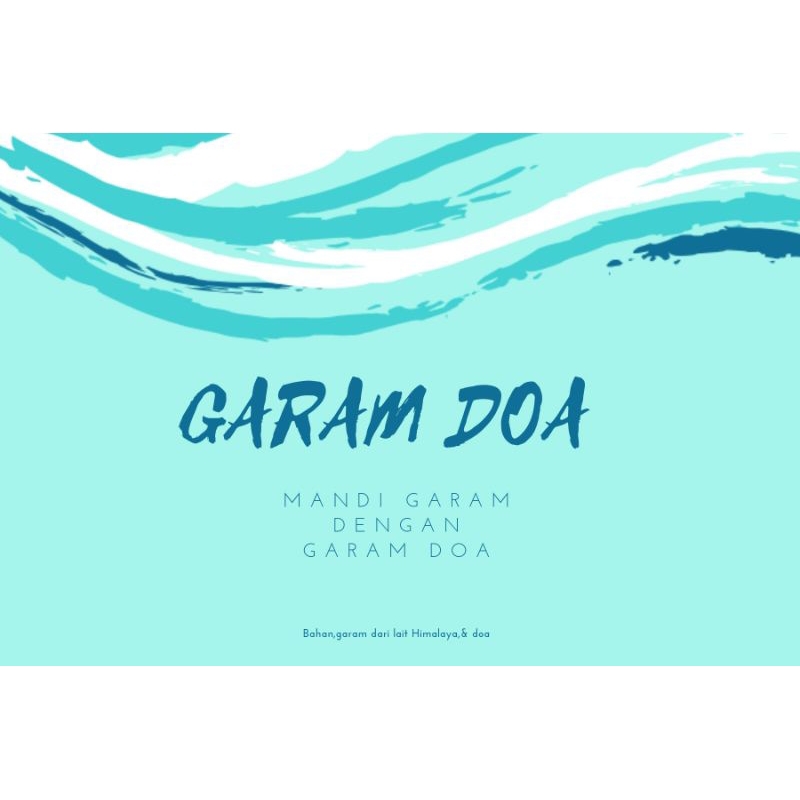 

Mandi garam & Garam doa