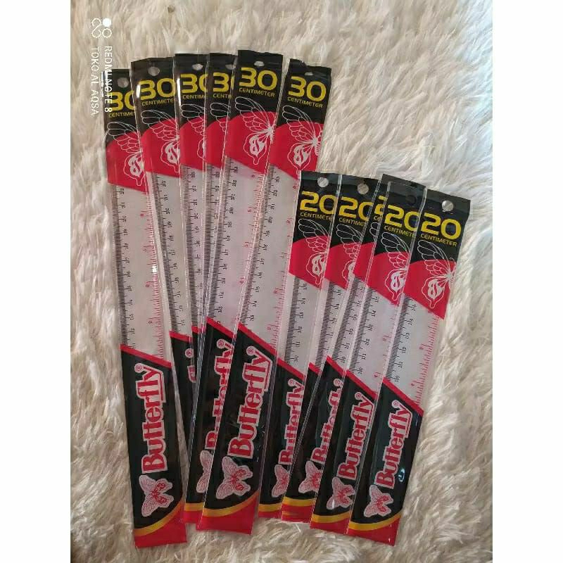 

Penggaris Butterfly 20cm & 30cm