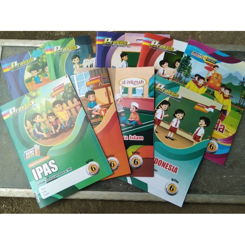 buku modul pendamping belajar smtr 2 kls 6