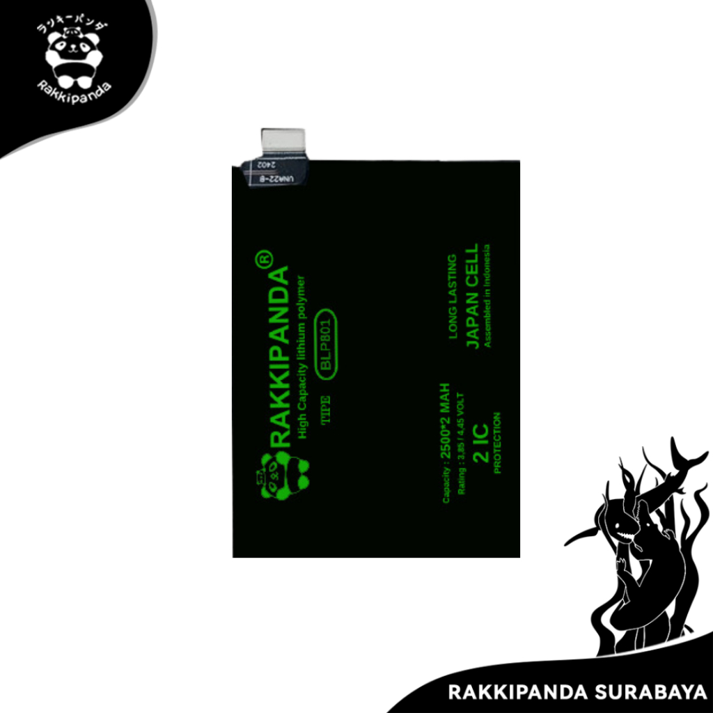 Baterai Rakkipanda BLP801 OnePlus 8T / OnePlus 9R