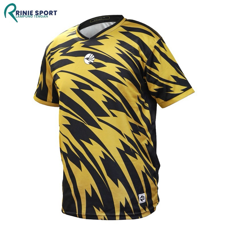 EAGLE JERSEY BADMINTON DRIFIT HITAM/EMAS