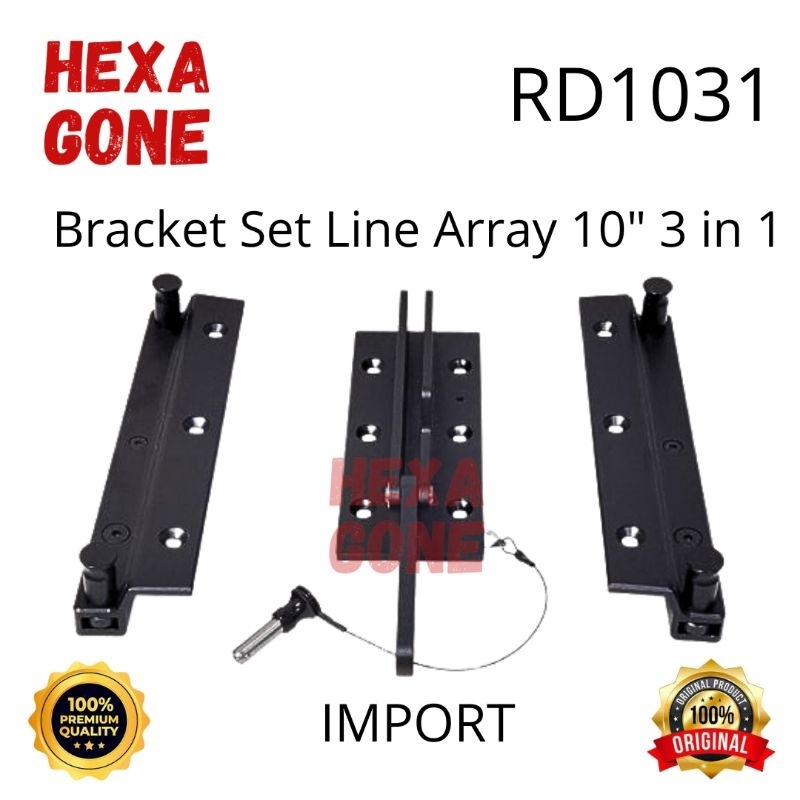 Bracket Set Line Array 10" 3 in 1