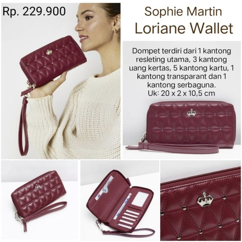 Dompet Wanita / Dompet Pria Sophie Martin Paris