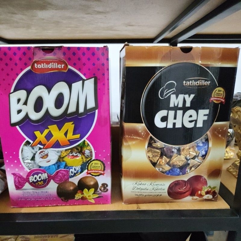 

COKLAT TURKI MIX 2KG TATLIDILLER (MY CHEF, OFLIYA, NURTAT, BOOM XXL) / OLEH-OLEH HAJI DAN UMROH