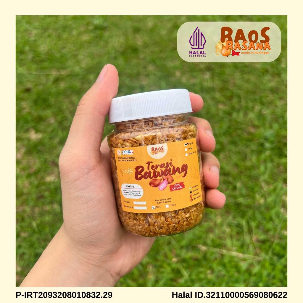 

Raos Rasana Bawang Goreng Terasi 80 Gram Botol Teman Makan Enak & Sedap Berkualitas