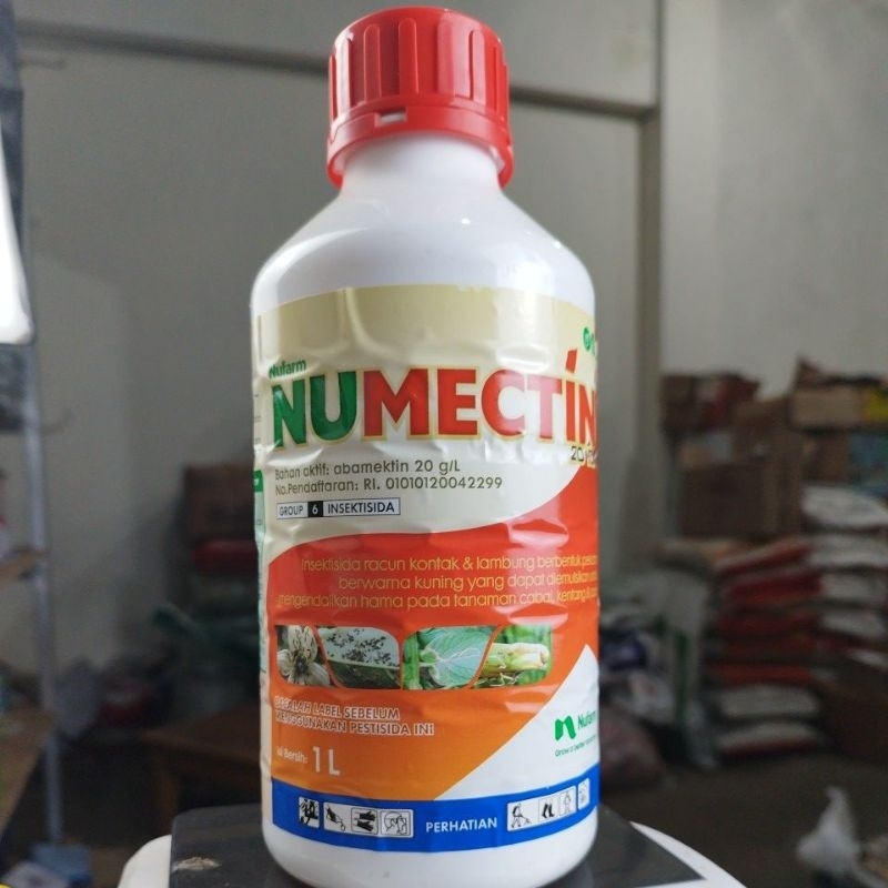 Insektisida Numectin abamektin murni 1 liter TANPA KAOS