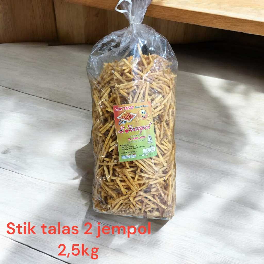 

Stik Talas 2 Jempol - jajan ringan - camilan ringan - camilan lebaran - camilan natal - makanan ringan