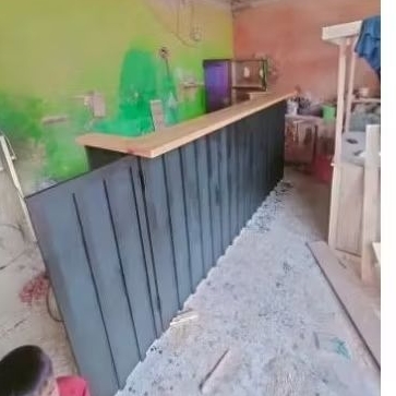 Meja bar disertai pintu koboi murah jati belanda