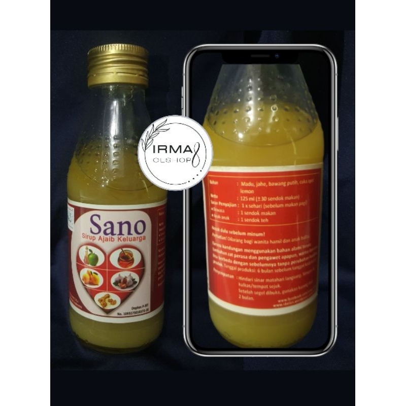 

Sano Herbal Sirup Sano Herbal 125ml 10 BOTOL