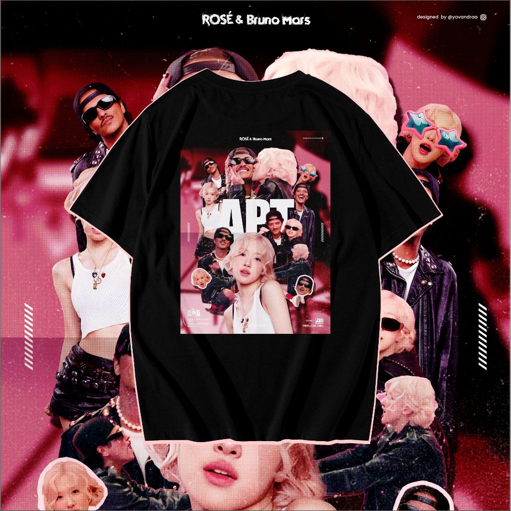 KAOS BRAND BRUNO MARS/KAOS BRAND ROSE /KAOS BRAND APT/KAOS BRAND BLACK PINK/KAOS BRAND ROSIE/KAOS MU