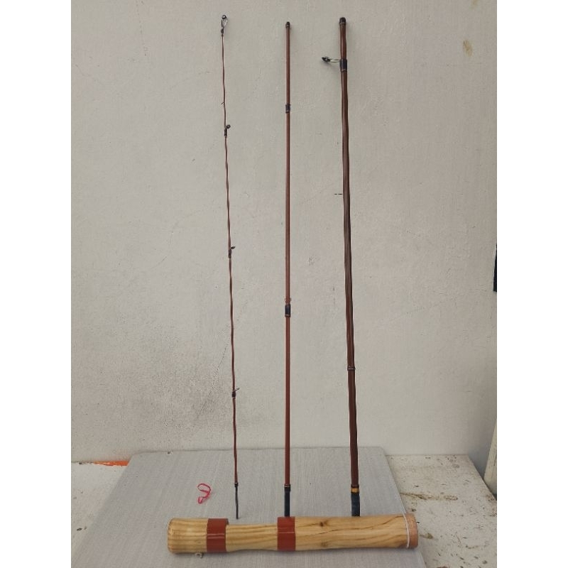 joran casting spining wader hand made sangat cocok digunakan di sungai yang kecil/semua bahan custam