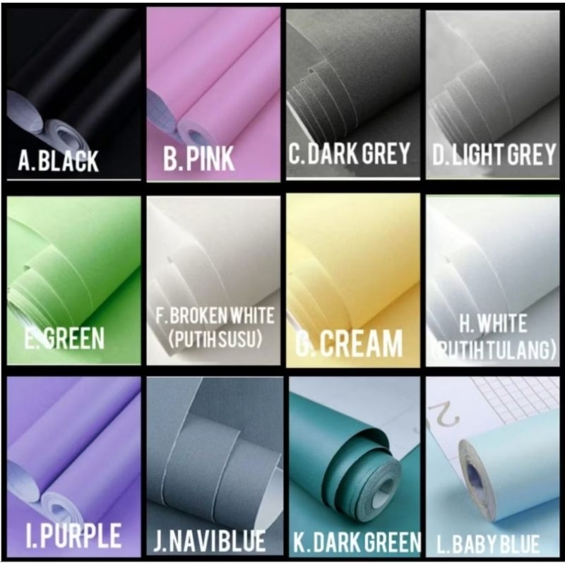 Wallpaper Dinding Polos Wallpaper Dinding Warna Polos Wallpaper Dinding Ruang Tamu Polos Stiker Dind