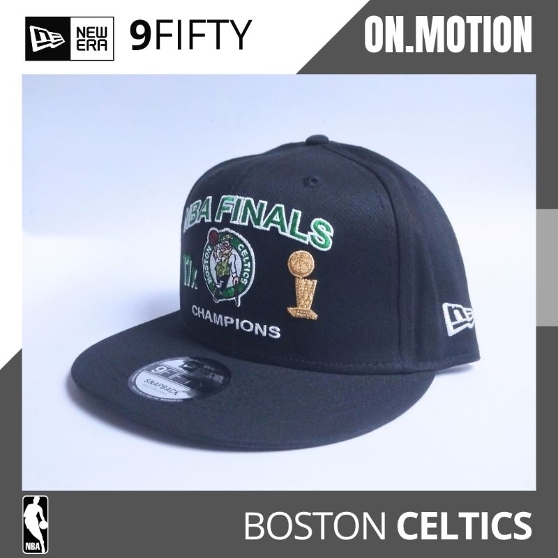 Boston Celtics NEW ERA 950 Final ORIGINAL Hitam