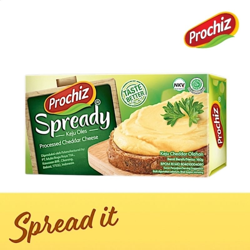 

PROCHIZ | SPREADY Keju Oles Cheese Spread