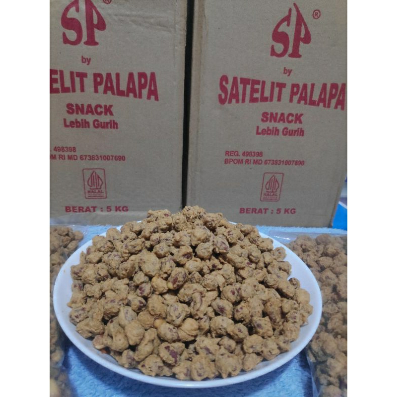 

kacang telor medan 500g SATELIT PALAPA renyah gurih