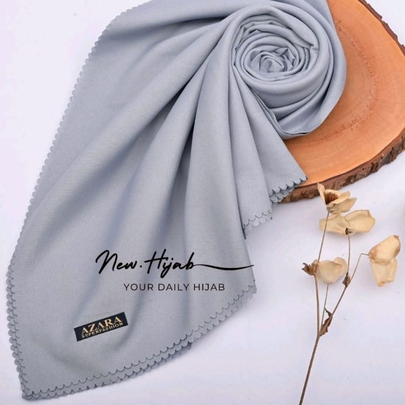 PAKET USAHA 10 JILBAB AZARA POLOS LASER CUT GROSIR